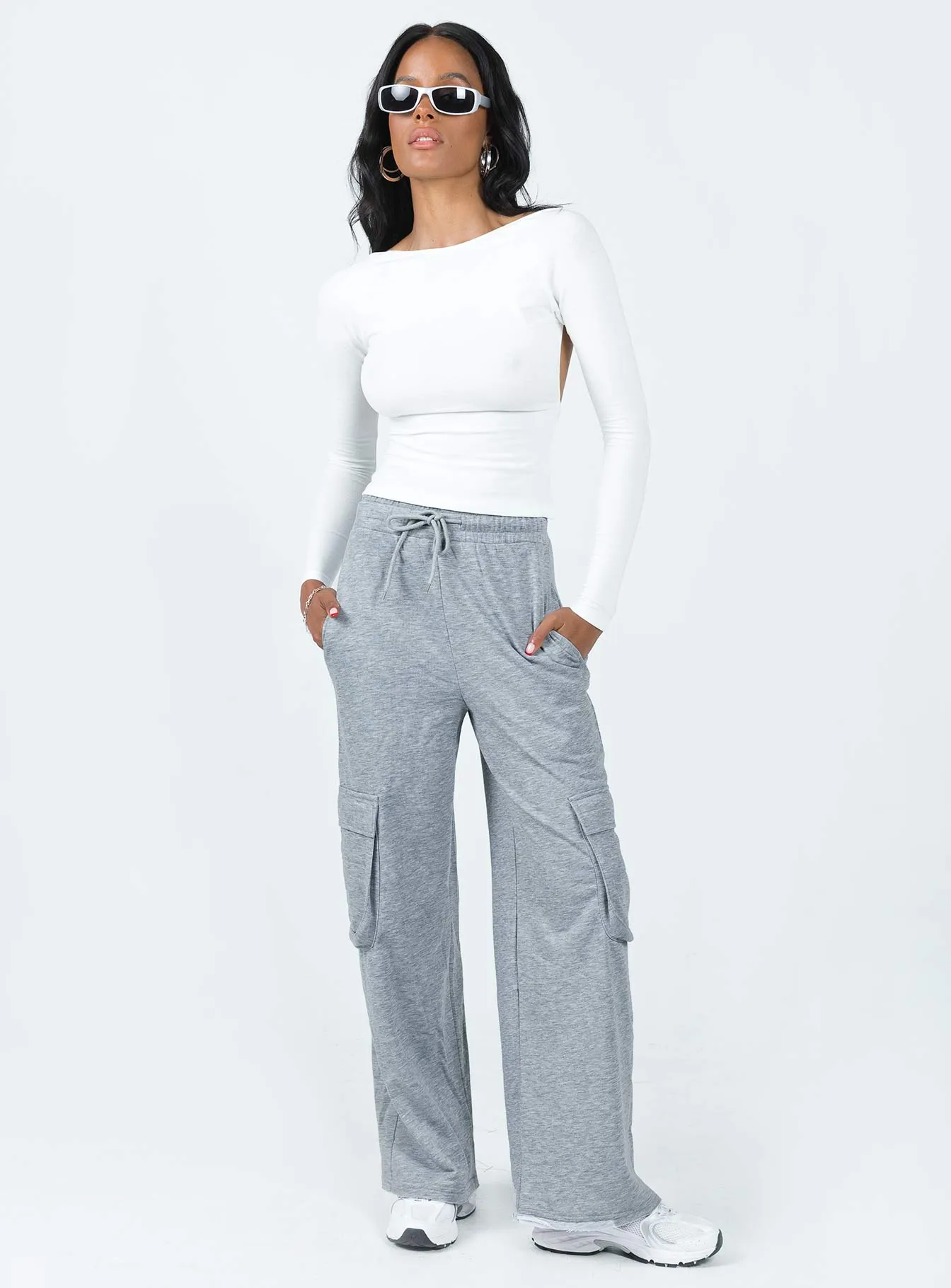 Sunday Morning Cargo Pants Grey