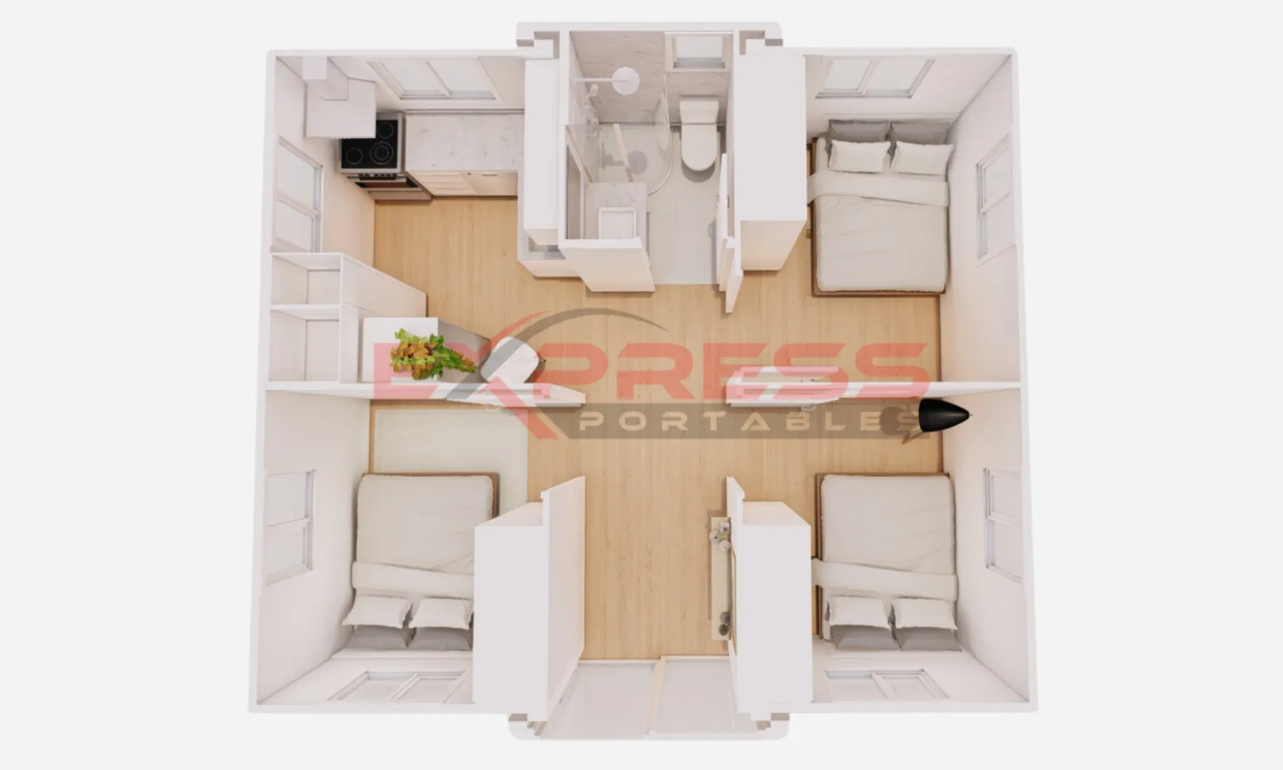 Superior 20ft 3 Bed - Type A