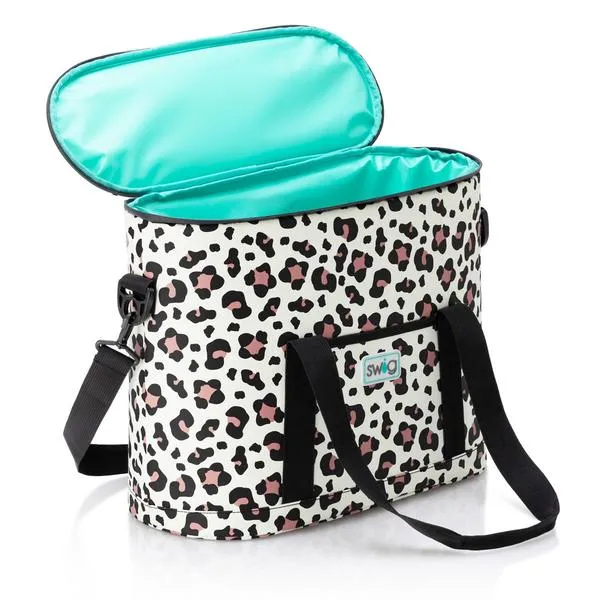 Swig Cooli Family Cooler Tote - Luxy Leopard