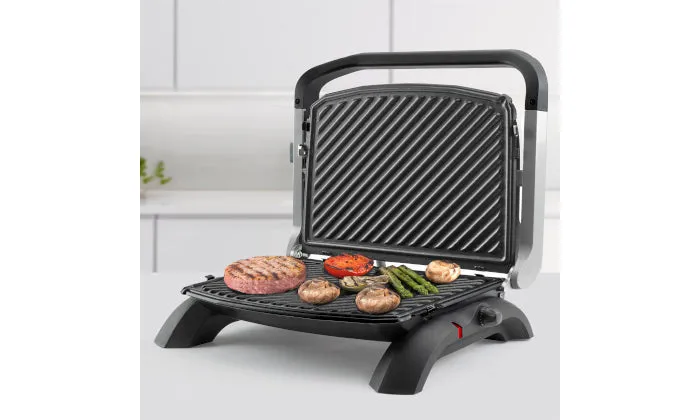 Taurus Panini Press 4 Slice Non Stick Black 31.5 X24cm 1800 W 'Grill & Co"