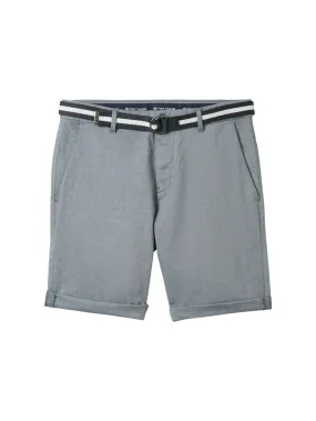 TOM TAILOR CASUAL MEN Slim Chino Shorts mit Gürtel