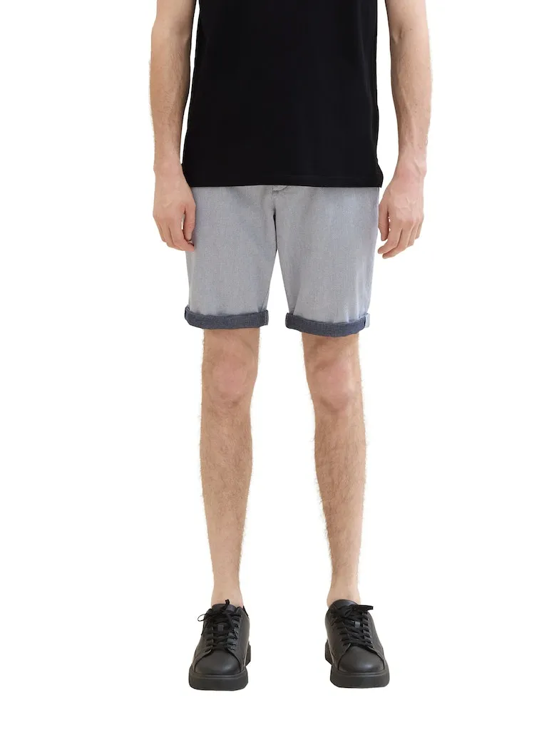 TOM TAILOR CASUAL MEN Slim Chino Shorts mit Gürtel