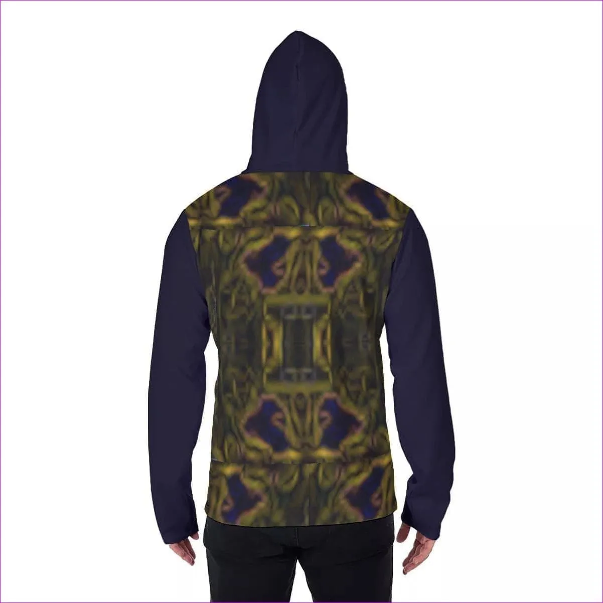 Tribalist 2 Men's Fur Lined Pullover Hoodie With Mask
