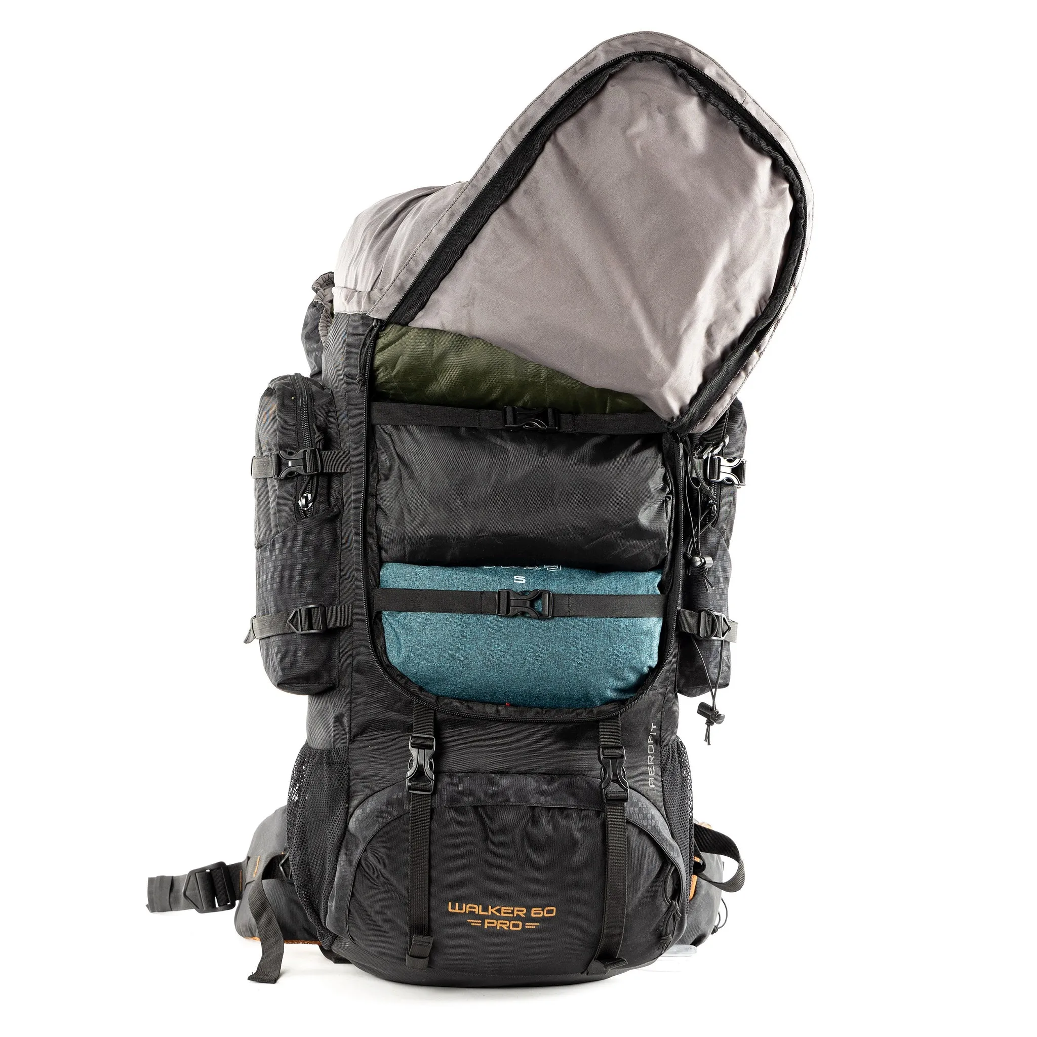 Tripole Walker Pro 60 Litre Rucksack for Trekking and Hiking | Front Opening