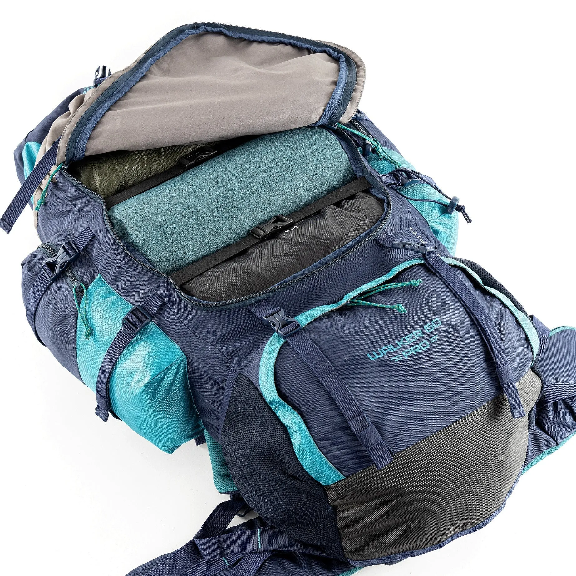 Tripole Walker Pro 60 Litre Rucksack for Trekking and Hiking | Front Opening