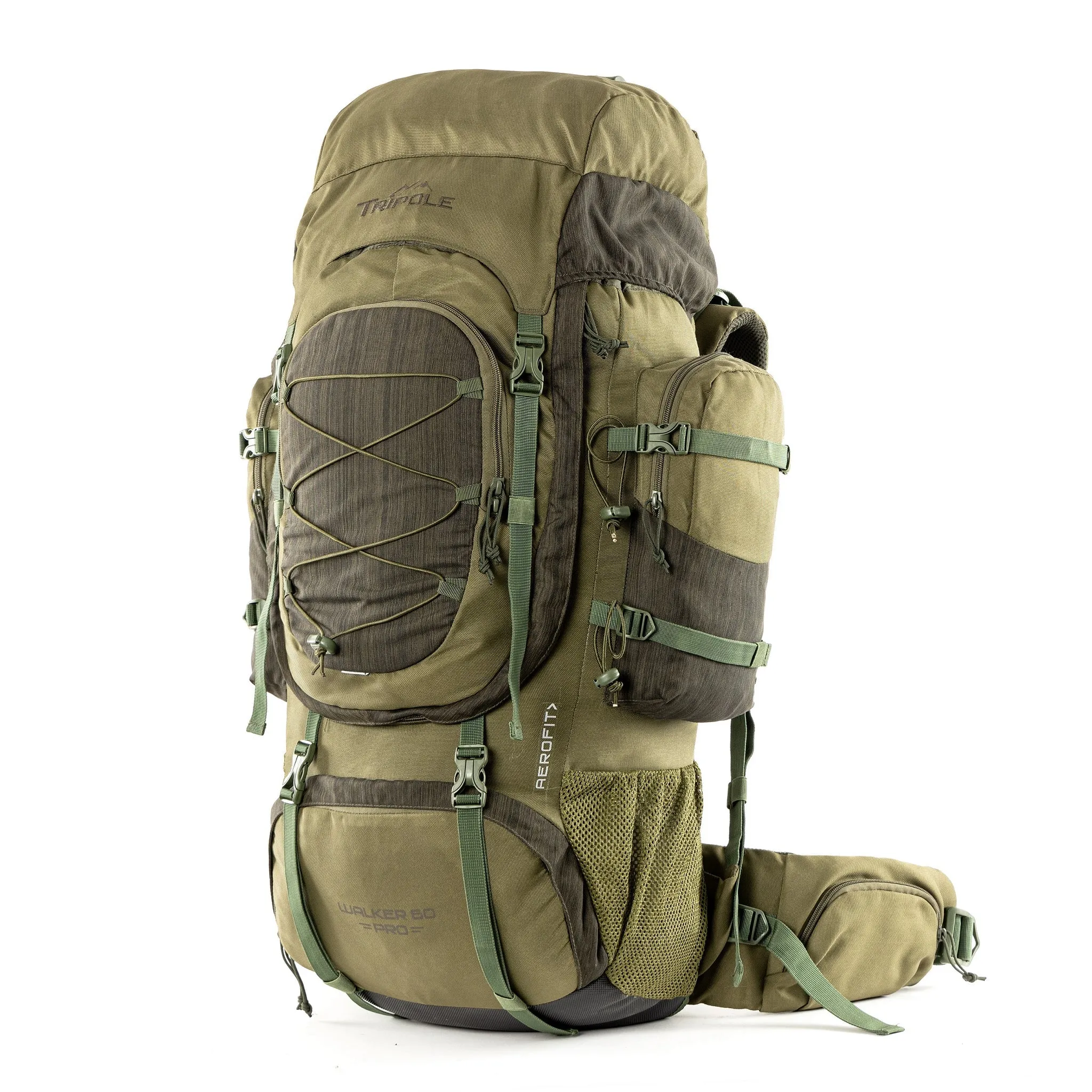 Tripole Walker Pro 60 Litre Rucksack for Trekking and Hiking | Front Opening