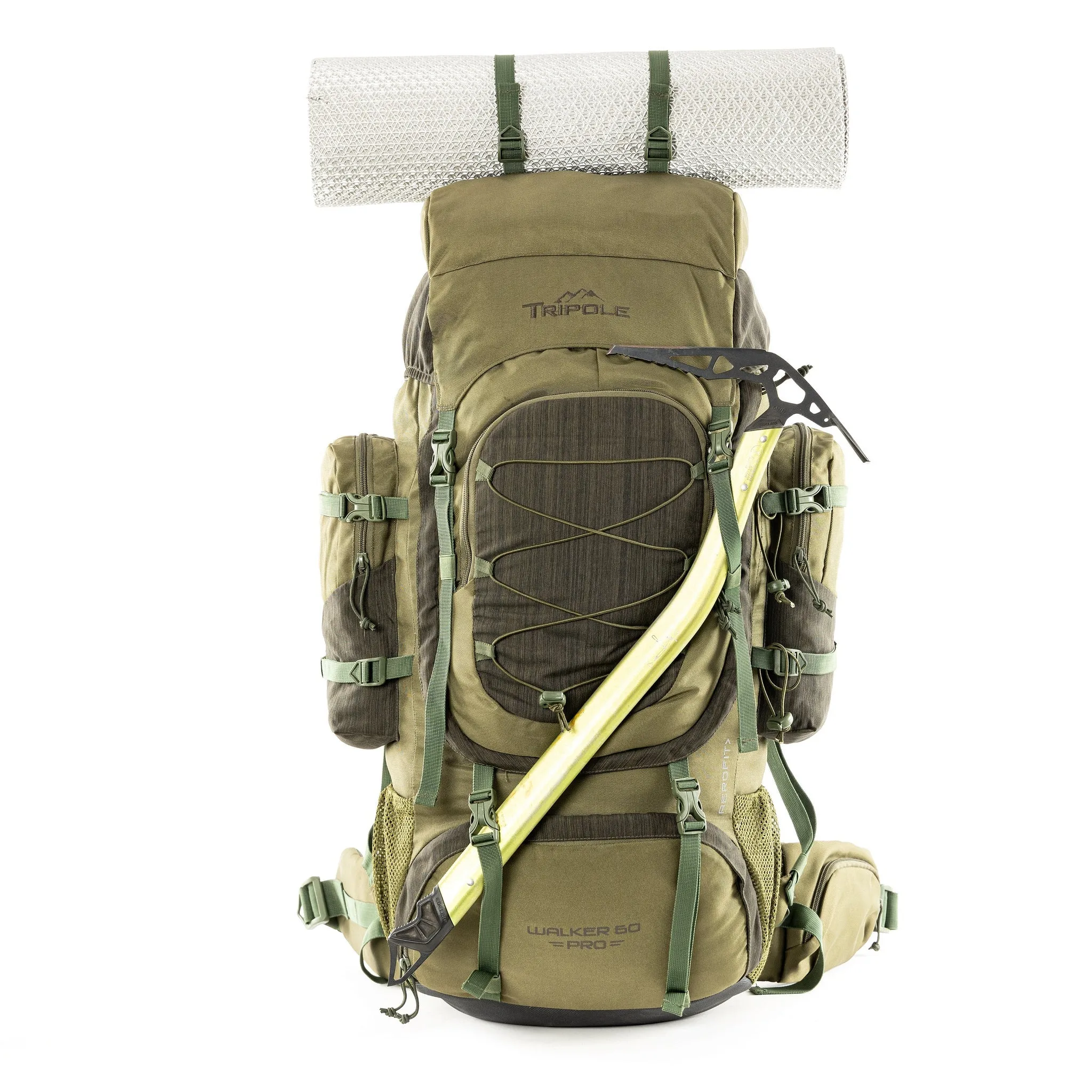 Tripole Walker Pro 60 Litre Rucksack for Trekking and Hiking | Front Opening