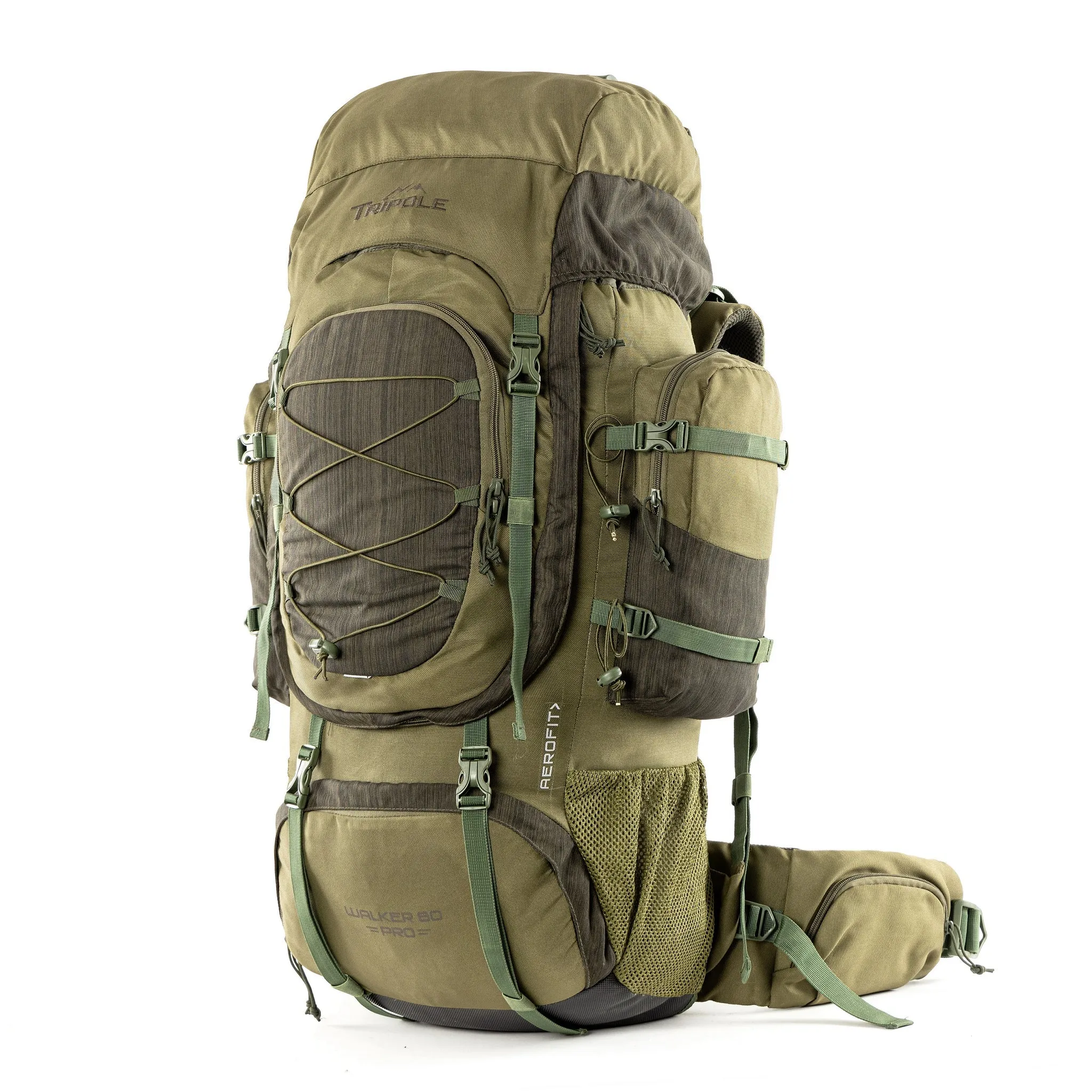 Tripole Walker Pro 80 Litre Rucksack for Trekking and Hiking | Front Opening