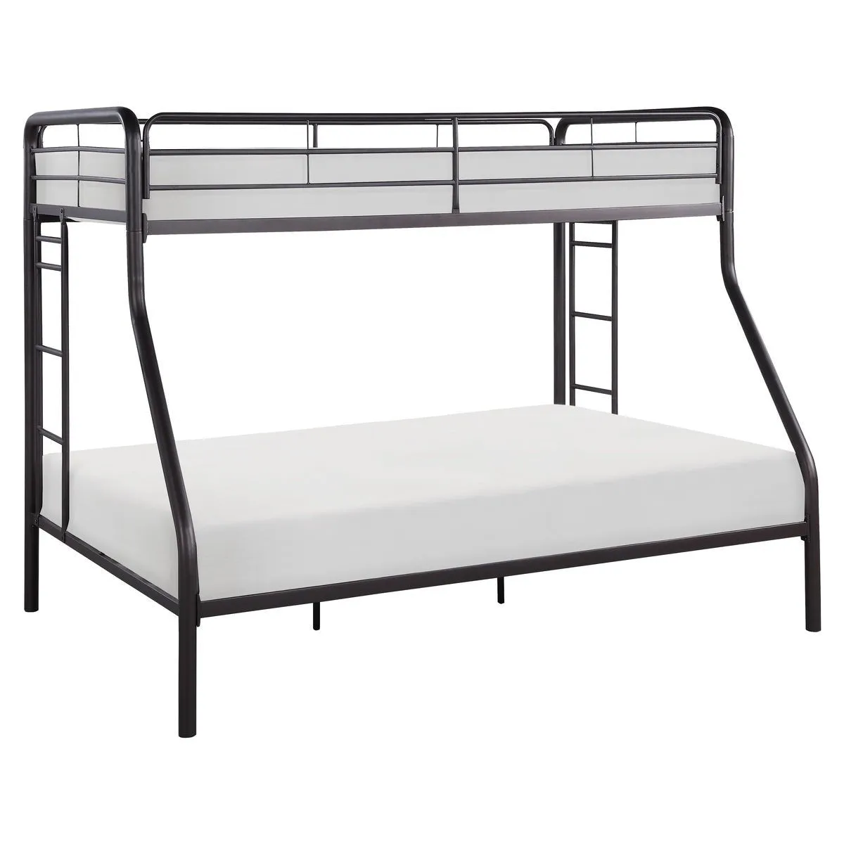 Twin/Full Bunk Bed Elegant Metal Bunkbed