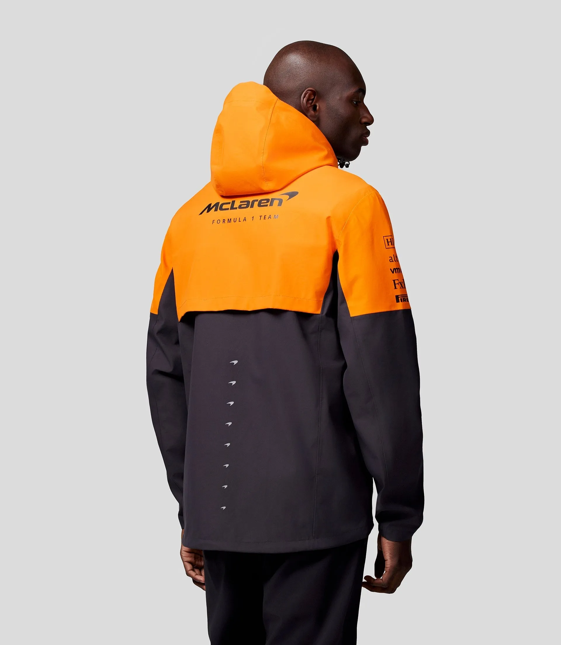 Unisex McLaren Official Teamwear Lightweight Rain Jacket Formula 1