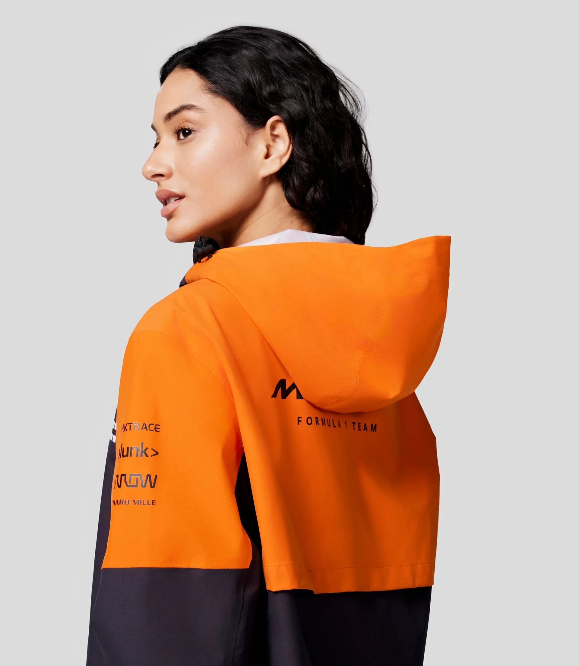 Unisex McLaren Official Teamwear Lightweight Rain Jacket Formula 1