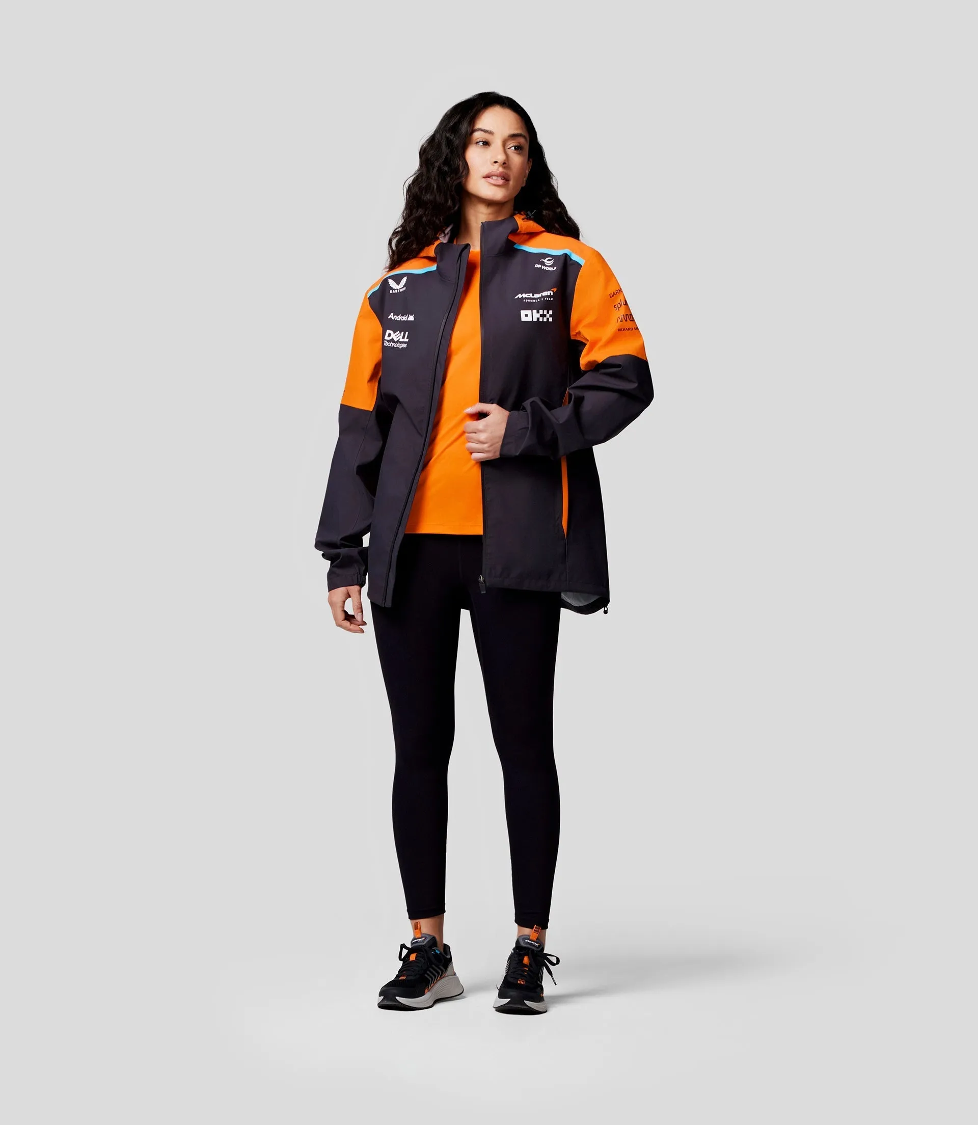 Unisex McLaren Official Teamwear Lightweight Rain Jacket Formula 1