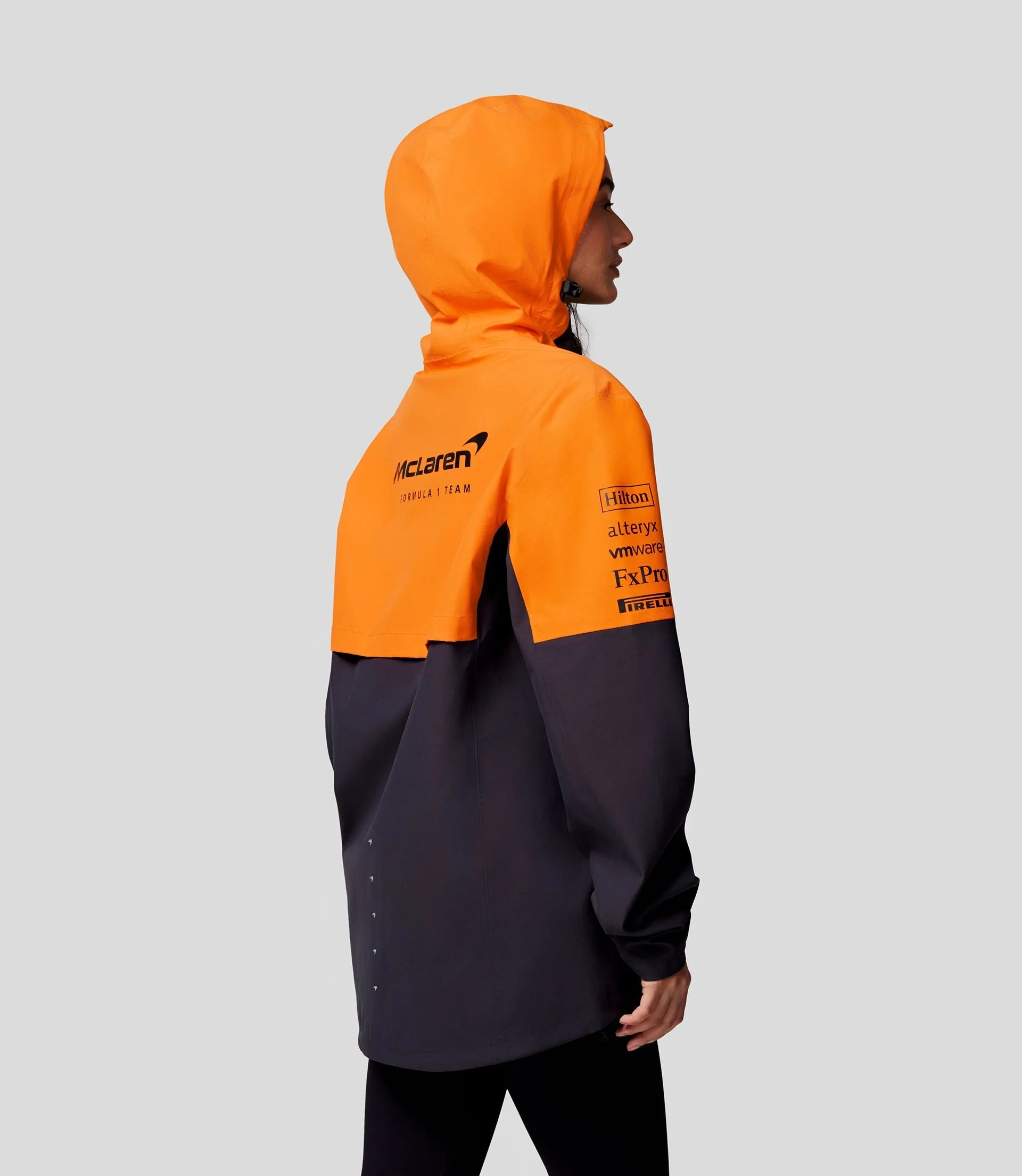 Unisex McLaren Official Teamwear Lightweight Rain Jacket Formula 1