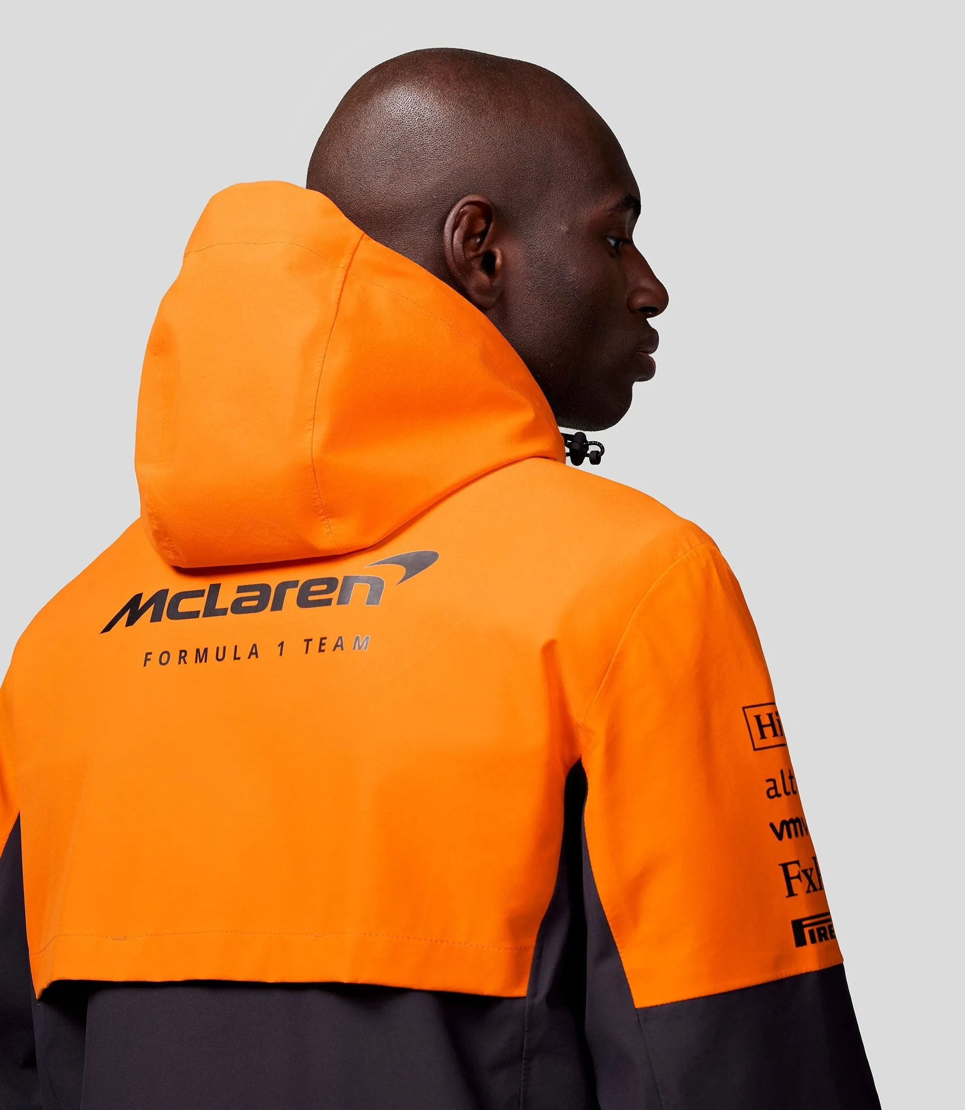 Unisex McLaren Official Teamwear Lightweight Rain Jacket Formula 1
