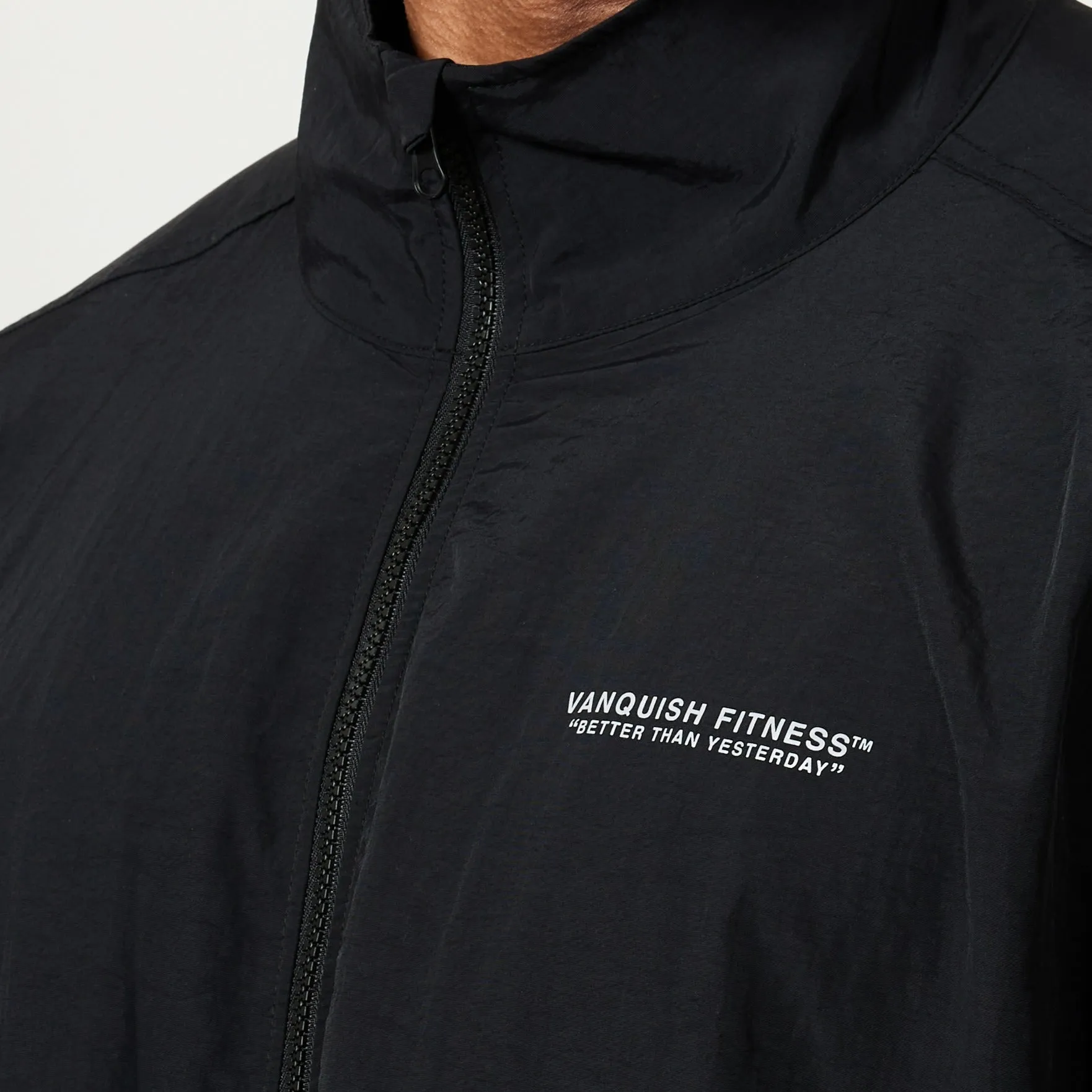 Vanquish Black Oversized Track Jacket