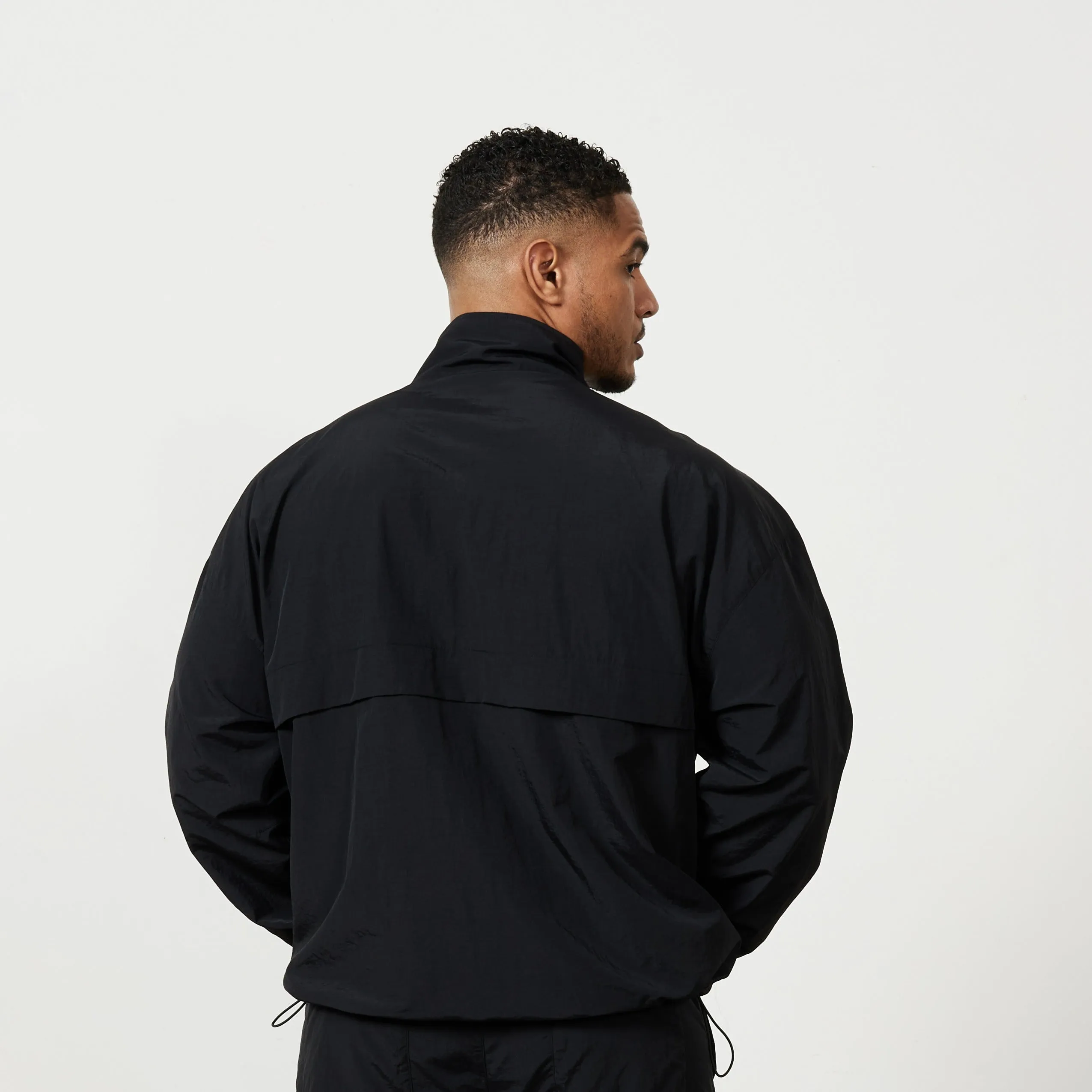 Vanquish Black Oversized Track Jacket