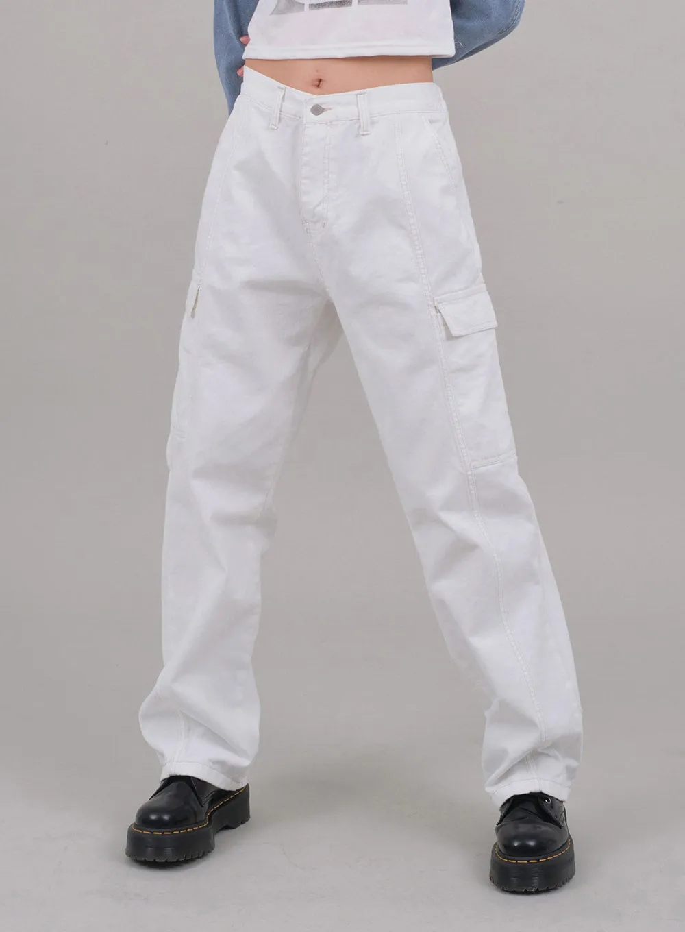 Wide Leg Cargo Pants C2701