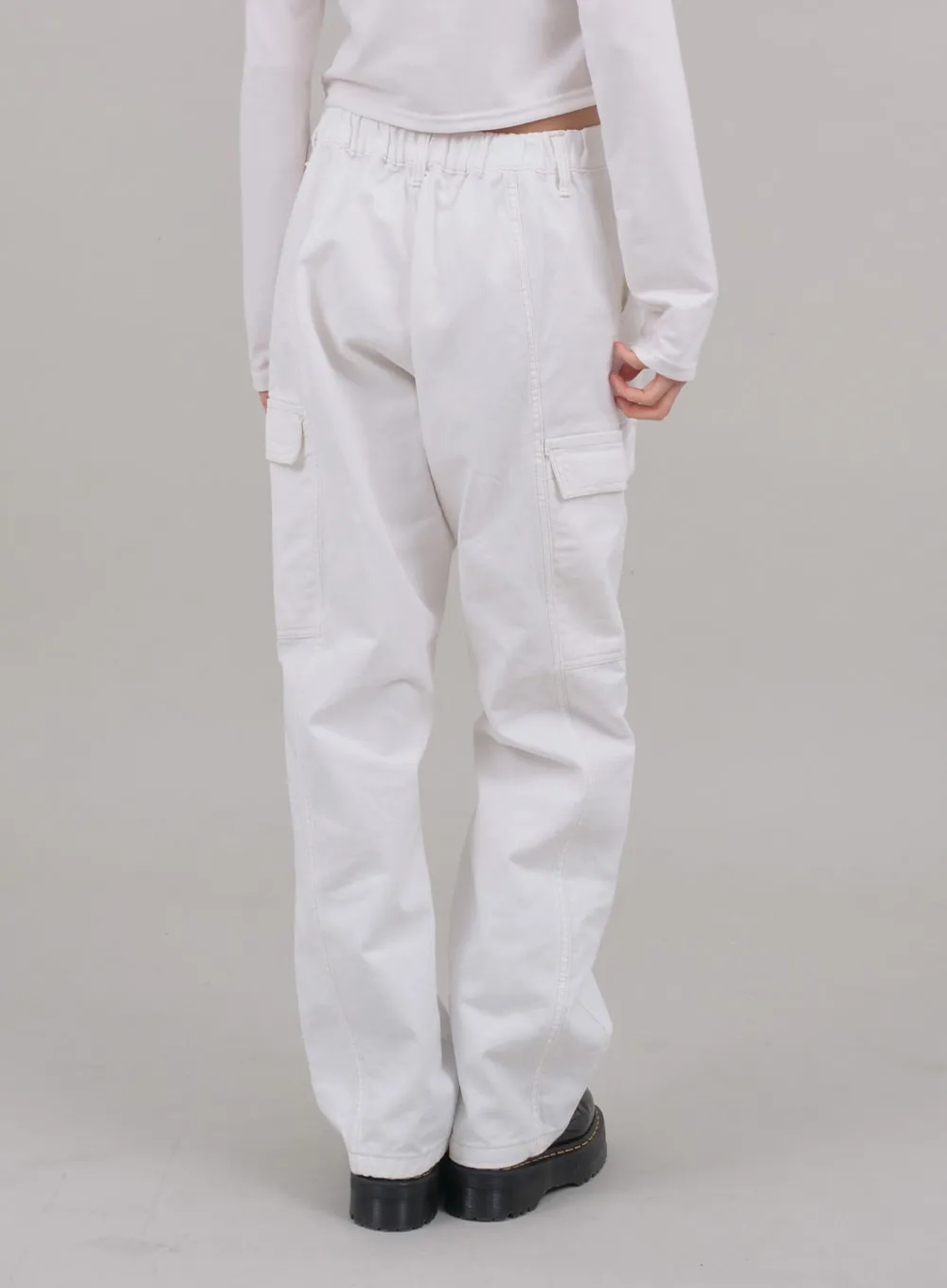Wide Leg Cargo Pants C2701