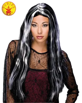 Witch Grey Streaked Wig Adult
