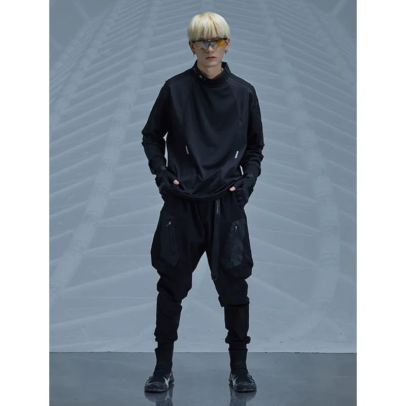 WLS Hip Hop Casual Zipper Pocket Pants