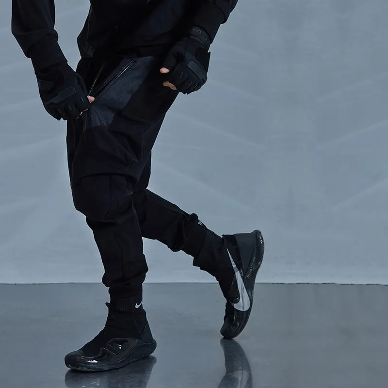 WLS Hip Hop Casual Zipper Pocket Pants