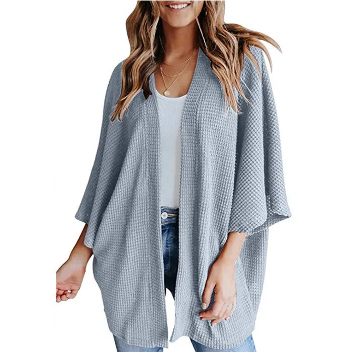 Women's Bat Sleeve Loose Fall Cardigan