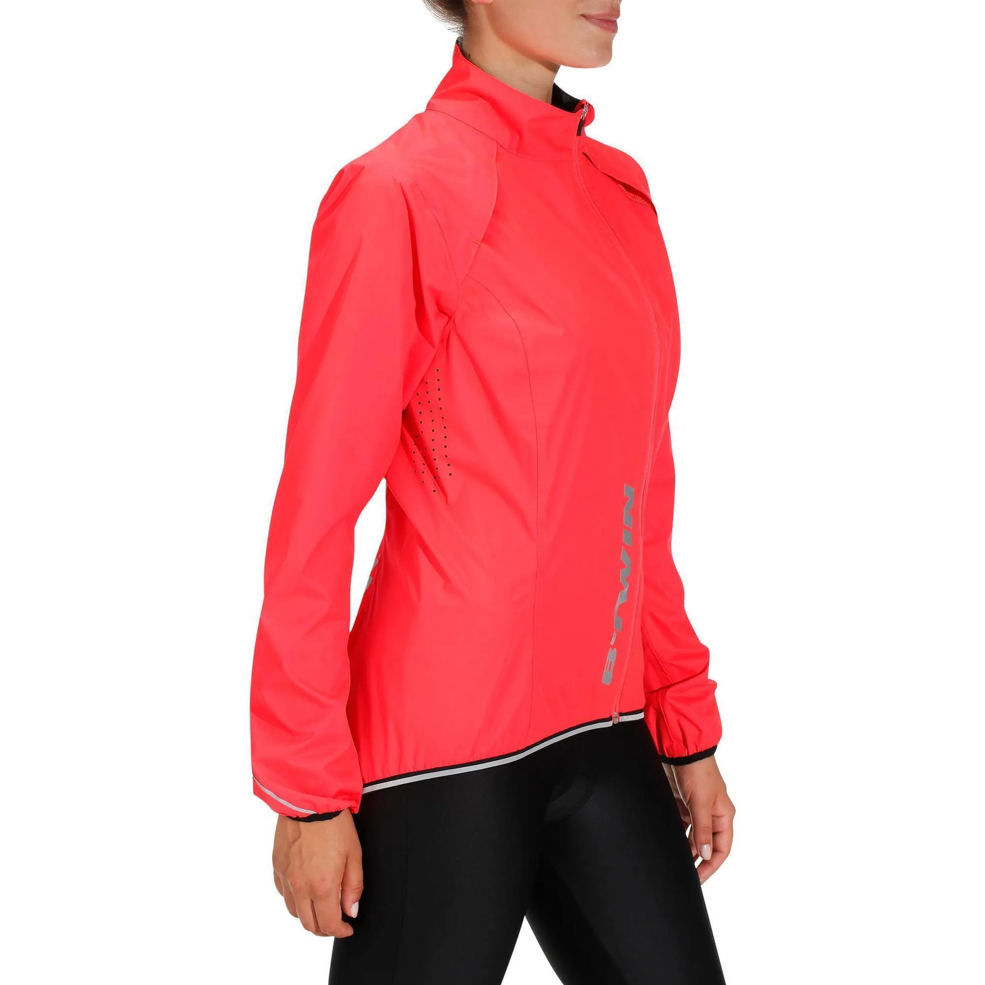 Women's Cycling Rain Jacket 500
