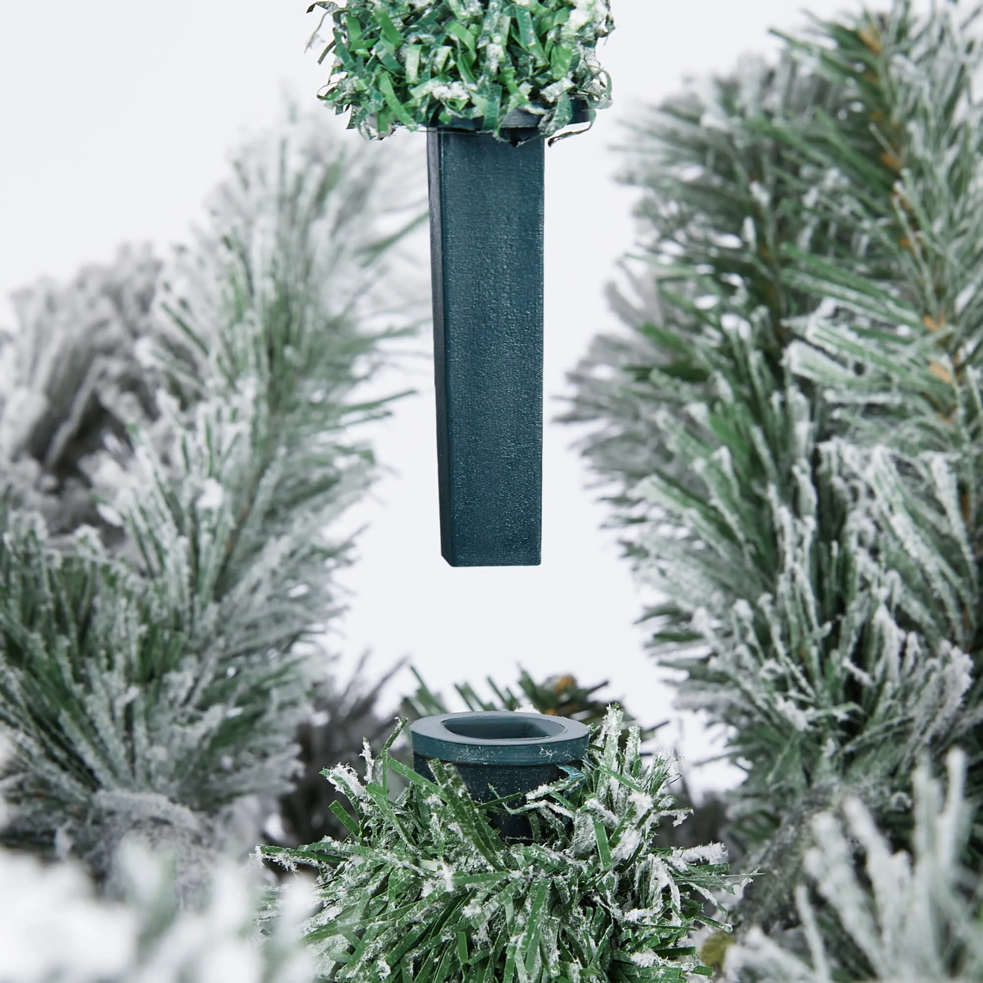Yaheetech Flocked Artificial Christmas Tree