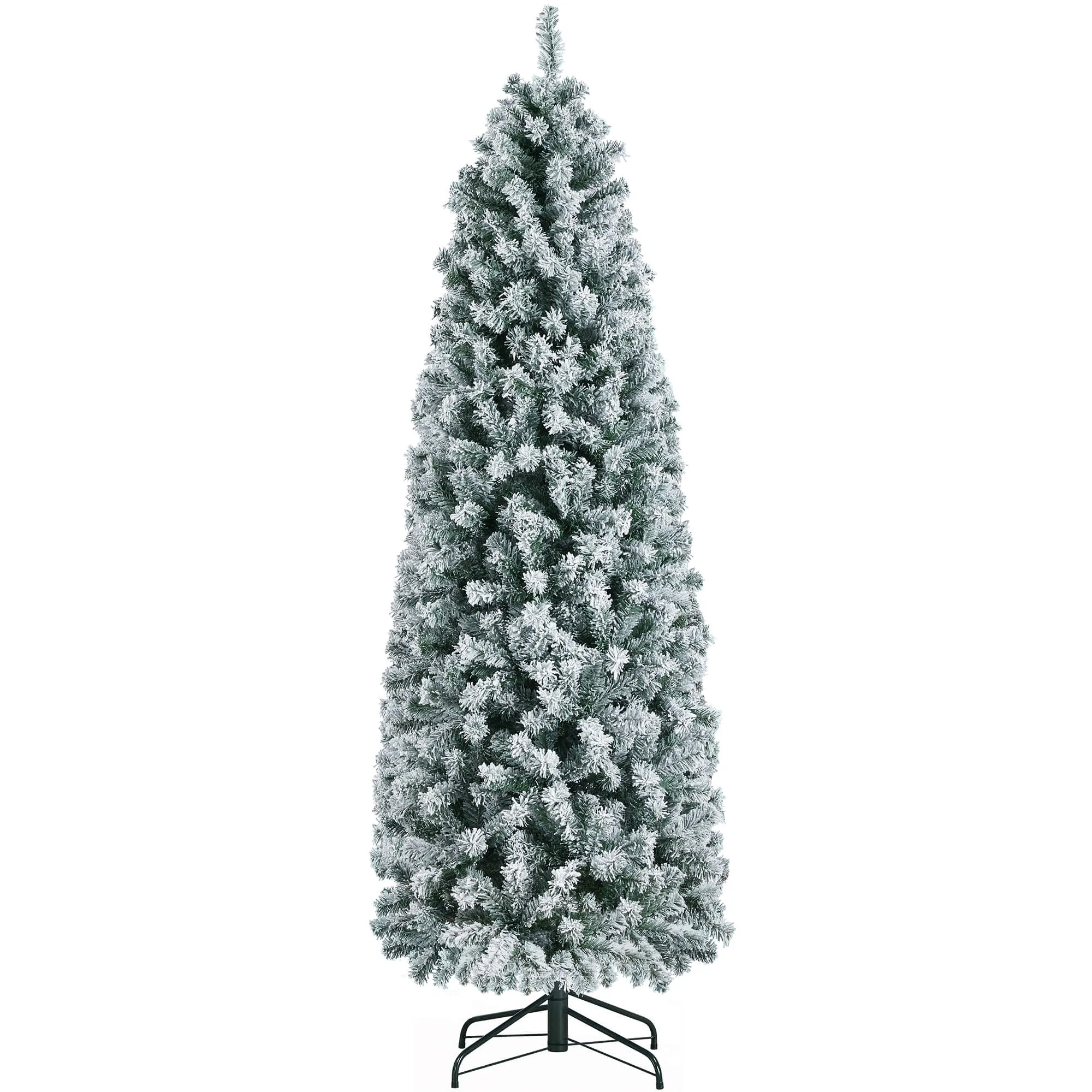 Yaheetech Flocked Artificial Christmas Tree
