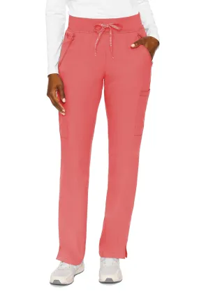 Zipper Pant Lightweight(MC Insight) by Med Couture (Regular) XS-5XL / Coral